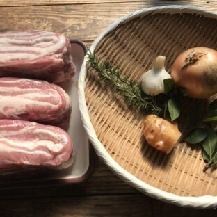 無添加　手作り自家製ベーコン作り①仕込み編