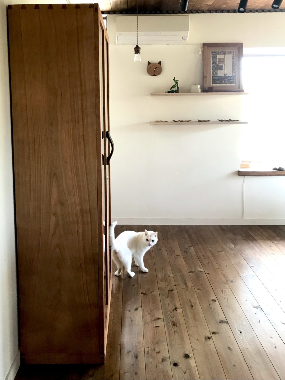 チェリーの両開き扉付きの本棚 | WOOD STUDIO KUZE'S